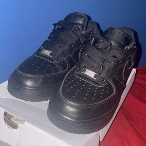 Black Air Force ones
